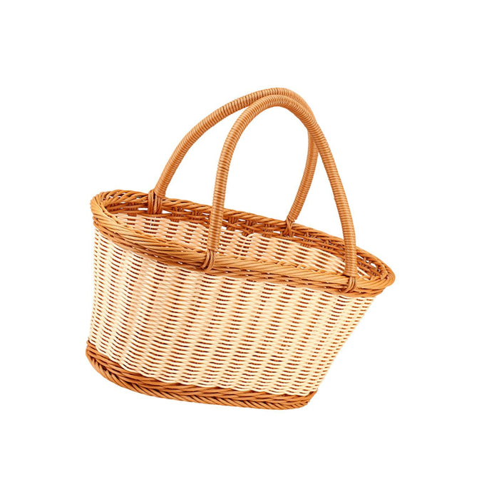 Crofta Picnic Baskets with Handles Farm Flower Baskets for Wedding Harvesting Fruit