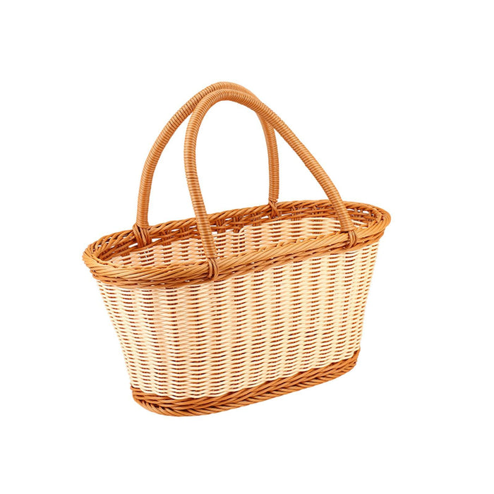 Crofta Picnic Baskets with Handles Farm Flower Baskets for Wedding Harvesting Fruit