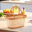 Crofta Picnic Baskets with Handles Farm Flower Baskets for Wedding Harvesting Fruit