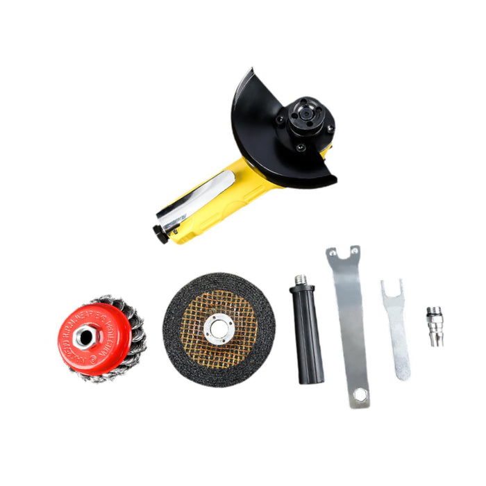 Crofta Angle Grinder Kit 2 in 1 High Speed Deruster for Deburring Home DIY Projects