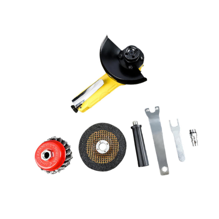 Crofta Angle Grinder Kit 2 in 1 High Speed Deruster for Deburring Home DIY Projects