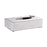 Crofta Tissue Box Holder Tissue Cover Facial Tissue Holder for Bedroom Office Hotel Silver