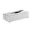 Crofta Tissue Box Holder Tissue Cover Facial Tissue Holder for Bedroom Office Hotel Silver