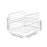 Crofta Kitchen Cabinet Organizer Sink Organizer for Bathrooms Offices Food Pantries 43cmx33.5cmx33.5cm