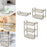 Crofta Cup Drying Rack Vanity Tray Coffee Cup Stand for Desktop Kitchen Room 1 layer