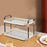 Crofta Cup Drying Rack Vanity Tray Coffee Cup Stand for Desktop Kitchen Room 2 layer