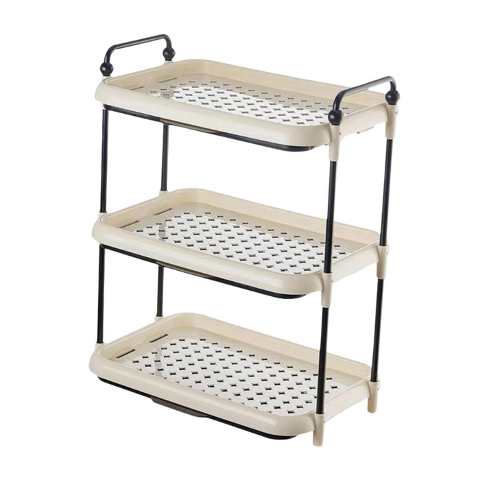 Crofta Cup Drying Rack Vanity Tray Coffee Cup Stand for Desktop Kitchen Room 3 layer