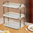 Crofta Cup Drying Rack Vanity Tray Coffee Cup Stand for Desktop Kitchen Room 3 layer