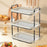 Crofta Cup Drying Rack Vanity Tray Coffee Cup Stand for Desktop Kitchen Room 3 layer