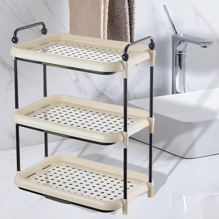 Crofta Cup Drying Rack Vanity Tray Coffee Cup Stand for Desktop Kitchen Room 3 layer