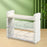 Crofta Tea Bag Organizer 3 Tier Portable Tea Storage Box for Pantry Kitchen Cabinet White