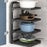 Crofta Pot Storage Rack Cookware Storage Support Adjustable Cookware Stand for Home 4  Layer