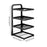 Crofta Pot Storage Rack Cookware Storage Support Adjustable Cookware Stand for Home 4  Layer