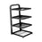 Crofta Pot Storage Rack Cookware Storage Support Adjustable Cookware Stand for Home 4  Layer