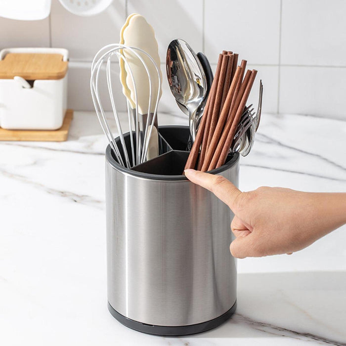 Crofta Kitchen Utensil Holder Spoon Chopstick Organizer for Forks Whisks Countertop