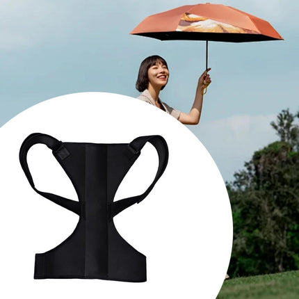 Crofta Wearable Umbrella Holder Back Holder Hands Free for Golf Daily Use Gardening