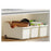 Crofta Kitchen Storage Container with Roll Wheels for Cupboard Cabinet Shelf Closet L