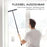 Crofta Window Cleaner Multipurpose Bathroom Mirror Squeegee for Living Room Bedroom