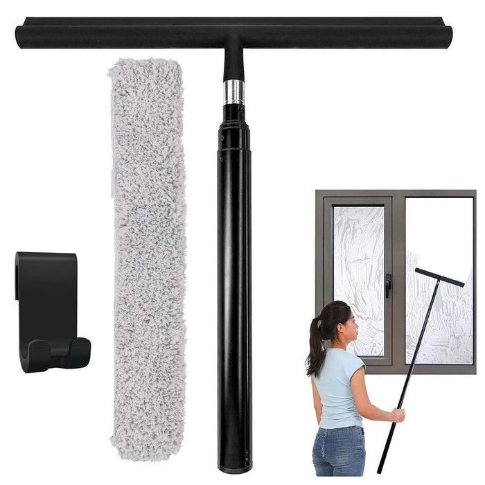 Crofta Window Cleaner Multipurpose Bathroom Mirror Squeegee for Living Room Bedroom