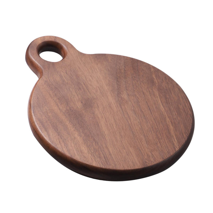 Crofta Wooden Cutting Board Easy Storage Chopping Board for Steak Vegetables Cheese Round