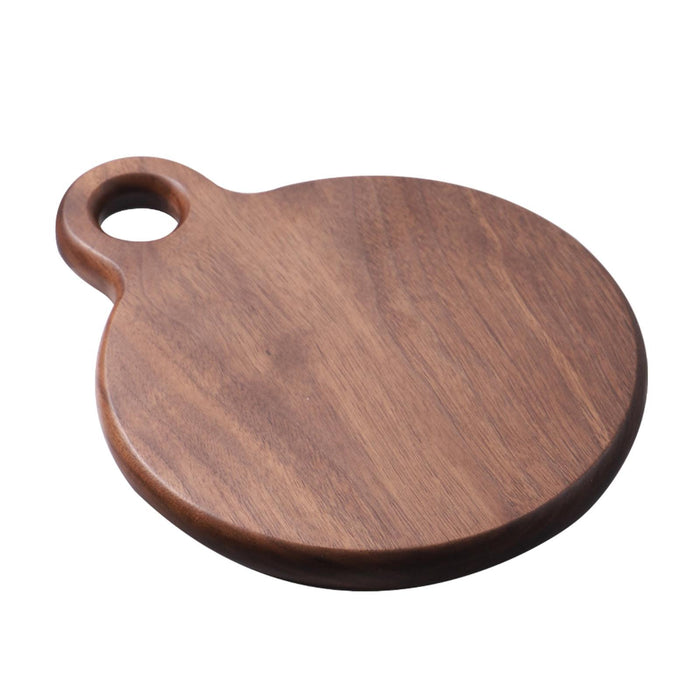 Crofta Wooden Cutting Board Easy Storage Chopping Board for Steak Vegetables Cheese Round