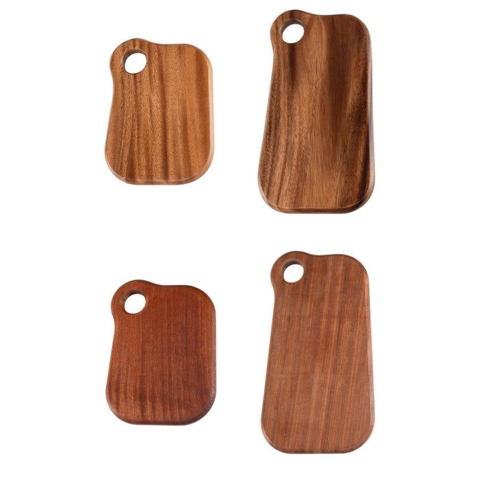 Crofta Wooden Cutting Board Serving Board Chopping Board for Bread Fruit Vegetables Walnut S