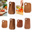 Crofta Wooden Cutting Board Serving Board Chopping Board for Bread Fruit Vegetables Walnut S