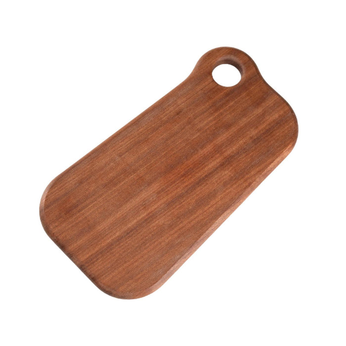 Crofta Wooden Cutting Board Serving Board Chopping Board for Bread Fruit Vegetables Ebony L