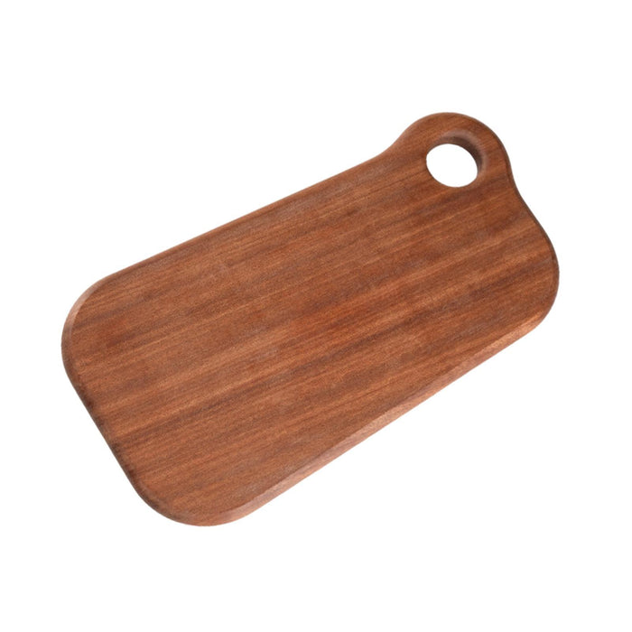 Crofta Wooden Cutting Board Serving Board Chopping Board for Bread Fruit Vegetables Ebony L