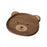 Crofta Bear Shaped Serving Tray Dish Plate for Party Favor Events Drawing Room Black Walnut L