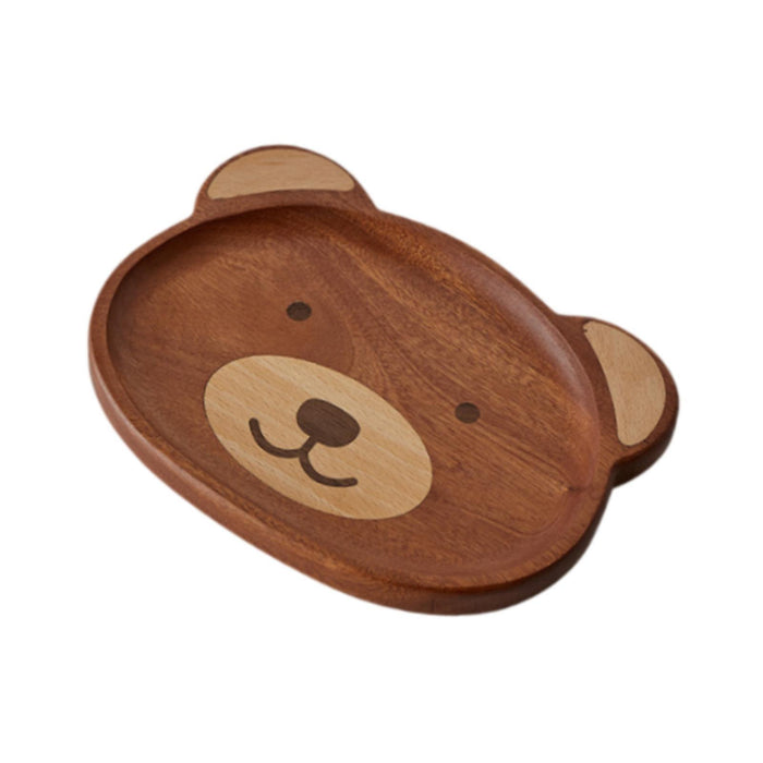 Crofta Bear Shaped Serving Tray Dish Plate for Party Favor Events Drawing Room Ebony S