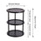 Crofta Tea Cup Hoder Bamboo 3 Layer Spice Rack Cup Holder for Tea Room Pantry Table