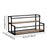 Crofta Coffee Syrup Display Rack 2 Tier Wine Rack for Countertop Coffee Bar Kitchen 35x22.5x22.5CM