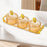 Crofta Dried Fruit Tray Nordic Divided Serving Dishes for Party Living Room yellow 3 grid