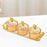 Crofta Dried Fruit Tray Nordic Divided Serving Dishes for Party Living Room yellow 3 grid