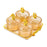 Crofta Dried Fruit Tray Nordic Divided Serving Dishes for Party Living Room yellow 4 grid