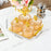 Crofta Dried Fruit Tray Nordic Divided Serving Dishes for Party Living Room yellow 4 grid