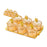 Crofta Dried Fruit Tray Nordic Divided Serving Dishes for Party Living Room yellow 6 grid