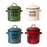 Crofta Small Enamel Cooking Pot with Lid Enamelware Flat Bottom Stockpot for Campfire Green