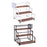 Crofta 3 Tier Syrup Bottle Display Rack Kitchen Storage Rack for Coffee Bar Kitchen White