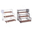 Crofta 3 Tier Syrup Bottle Display Rack Kitchen Storage Rack for Coffee Bar Kitchen White