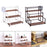 Crofta 3 Tier Syrup Bottle Display Rack Kitchen Storage Rack for Coffee Bar Kitchen White