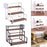 Crofta 3 Tier Syrup Bottle Display Rack Kitchen Storage Rack for Coffee Bar Kitchen White