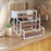 Crofta 3 Tier Syrup Bottle Display Rack Kitchen Storage Rack for Coffee Bar Kitchen White