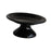 Crofta Footed Bowl Countertop Decorative Bowl for Dining Table Home Decor Farmhouse Shallow dish black