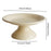 Crofta Footed Bowl Countertop Decorative Bowl for Dining Table Home Decor Farmhouse Shallow dish beige