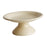 Crofta Footed Bowl Countertop Decorative Bowl for Dining Table Home Decor Farmhouse Shallow dish beige