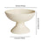 Crofta Footed Bowl Countertop Decorative Bowl for Dining Table Home Decor Farmhouse Deep dish beige