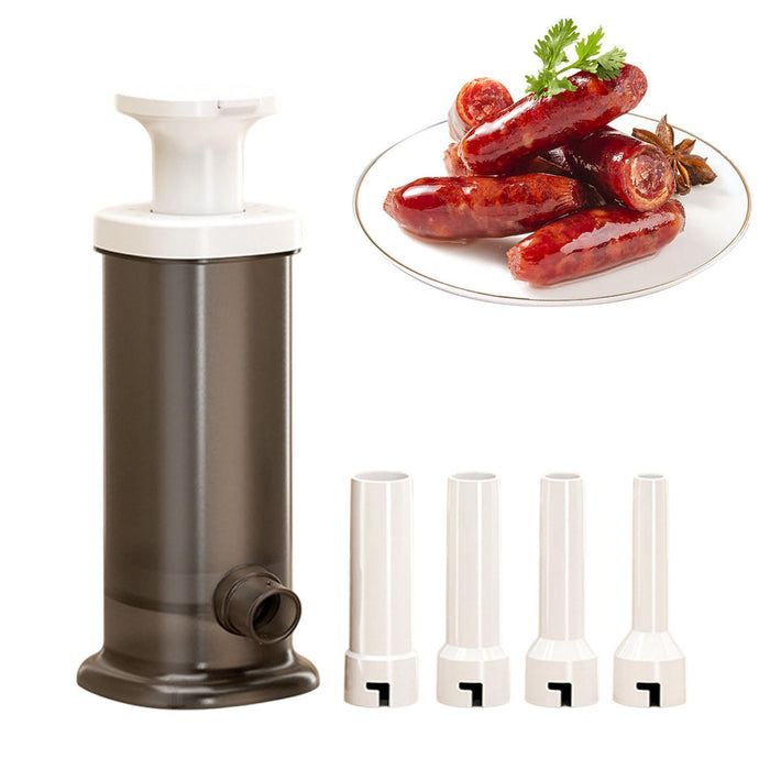 Crofta Sausage Stuffer Machine Sausage Making Tools for Restaurant Home DIY Sausage Gray