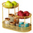 Crofta 3 Tier Fruit Basket Fruit Bowl Fruits Stand Holder for Potato Storage Veggie Gold